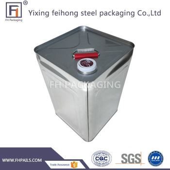 5 Gallon Square Hlau Xim Yuav Nrog Kov