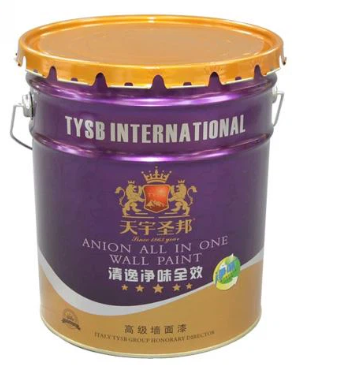 20l Metal Buckets Paint Packing With Durable Handle And Lid