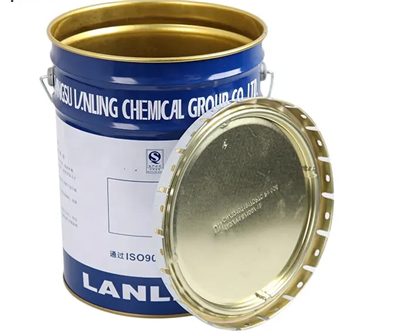 UN Pom zoo Kub Phenolic Lined Hlau Pails Rau Inks Storages